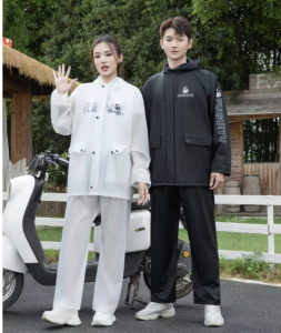 New Fashion Raincoat Set Universal Riding Rain Takeaway Rider Raincoat Kapote Sa Pagbibisikleta