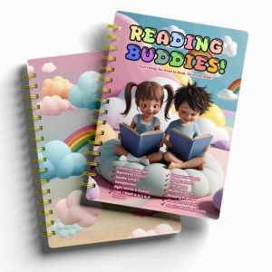 Reading Buddies Workbook | All-in-One Phonics & Reading Practice for Kids | Laminated cover
