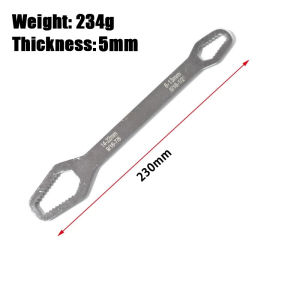 Universal Ratcheting Spanner Set - 8-24mm Adjustable Dual Head Wrench for Screws Nuts and Bolts Non-Slip Grip 8-24mm Universal Adjustable Spanner - Double Head Ratchet Wrench for Torx/Nuts/Screws Multifunction Repair Tool