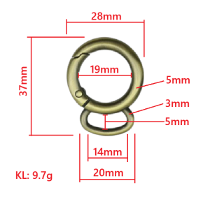 (COMBO) MÓC KHÓA ĐUÔI D ĐÓNG MỞ TIỆN TREO CHÌ KHÓA MẠ ĐỒNG GIẢ CỔ PHỤ KIỆN DA HANDMADE