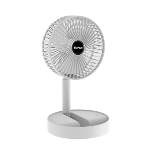 G-X5 Folding Fan - 3 Speed Mode Strong Wind Adjustable Height Usb Rechargeable Fan
