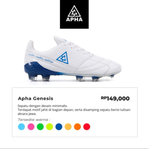 SEPATU SEPAK BOLA APHA GENESIS FG SEPATU DEWASA BISA COD GRATIS ONGKIR