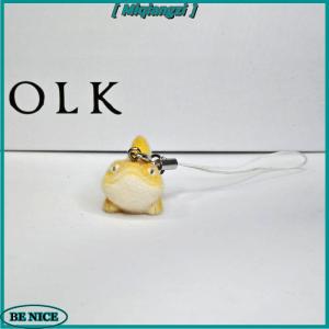 [miqiangzi] 3D Resin Cute Plush Lizard Keychain Key Ring Pendant School Bag Pendant Keychain Phone Chain Accessory Gift