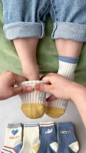 New Summer a Childrens Spring and Summer Thin Socks for Boys and Girls Stylish Socks for Infants and Newborns