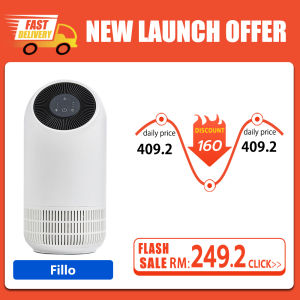 Hysure Fillo™ Air Purifier Smart Air Purifier HEPA 13 Allergen Virus Filter Removes Dust Pet Odors