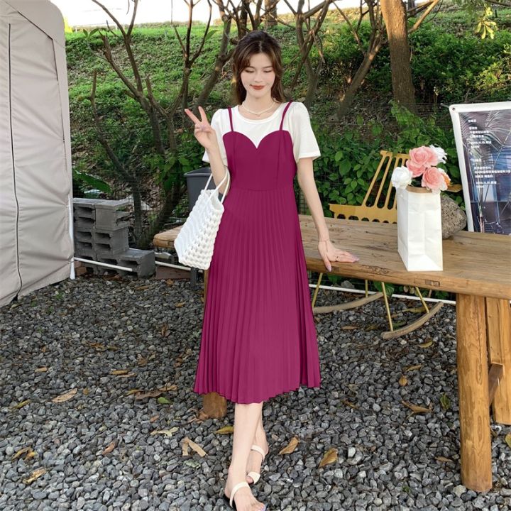 Women dress summer dresses Casual outfit for women withh tali sa likod New terndig dress Street style fashion Lazada PH