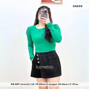 4862 Shasa Rib Knit Long Sleeves Top