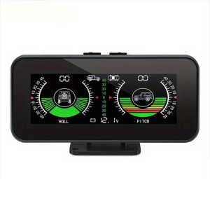 Universal Car HUD Display with Speedometer Altitudes and Off Road Inclinometer for Enhanced Driving Safety