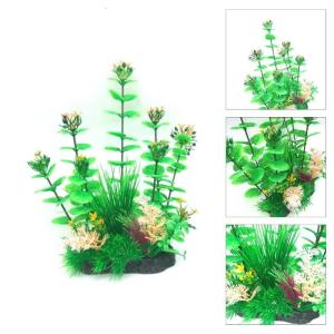 Silicone cỏ nước mô phỏng bonsais thủ công cảnh quan cho hồ cá bể cá đồ trang trí tự làm thực tế cảnh quan