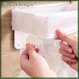 Ginca Hanging Trash Bag Holder Foldable Garbage Bag Hanging Rack Home Kitchen Bathroom Portable Storage Rack