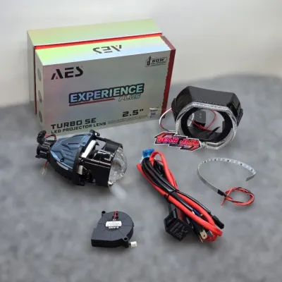 PAKET SET BILED AES TURBO SE EXPERIENCE PLUS 2.5 INCH 60WATT TURBO SE EXPERIENCE
