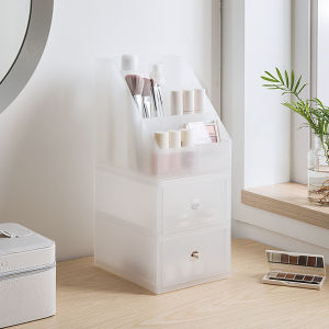 Multifunctional dresser Plastic Cosmetic Storage Box shelf Desktop Storage Boxes Drawer Makeup Organizers Stationery Storage Organizer