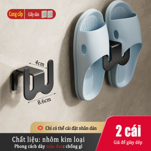 MEIDOO Móc Treo Dép Gắn Tường Không Cần Khoan Giá để dép nhôm kim loại Móc Dép đi trong phòng tắm