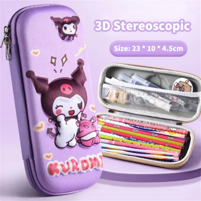 YILQQPER กล่องดินสอน่ารักกันน้ำน้ำหนักเบากล่องใส่ดินสอน่ารัก3D กล่องดินสอนักเรียนแบบพกพาได้กระเป๋าเครื่องเขียนของขวัญโรงเรียน