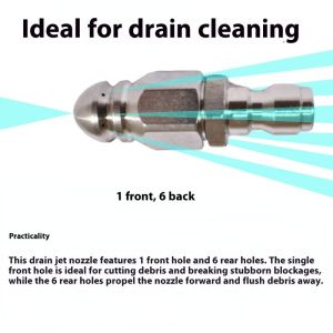 ZUOGUAN  cao áp tia nước vòi phun cho đường ống làm sạch và cống unclogging với thiết kế kết nối nhanh