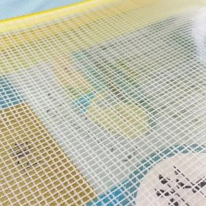 【SG STOCK】PVC Mesh Zip Bag A3 B4 A4 B5 A5  Document Storage Pouch Stationery Cosmetic Organizer