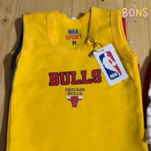 NBA Sando Terno for Kids Terry Cotton  Sleeveless & Shorts Set Boys Girls 1-8 Y/O