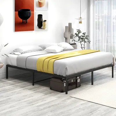 Iron bed frame bed frame metal iron bed modern simple single/double/queen/king size bed bedroom bed