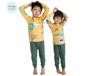 Pyjamas Kids/Baju Tidur Budak/Kids Pyjamas/Boy Pyjamas/Girl Pyjamas/Cotton Kids Pyjamas