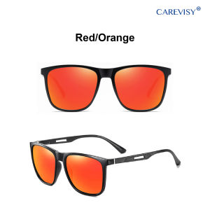 CAREVISY Fashion Polarized Sunglasses UV400 Protection Anti Glare Driving Fishing Sunglasses for Adults Men Women