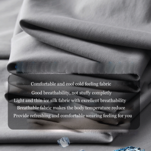 Mens Pants Ice Silk Casual Quick Dry Pants Fashion Summer Thin Straight Pants Korean Loose Pants