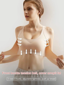 Womens Adjustment Bra No-wire Beautiful Back Bra Hunchback Correction Sports Bra Shaping And Anti-sagging Underwear