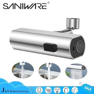 SANIWARE 360 Degree Rotation Waterfall Kitchen 3 Function Shower Head