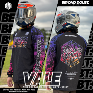 LONG-SLEEVES- "VALE” Design Aircool Moto Jersey BEYOND DOUBT CLOTHING