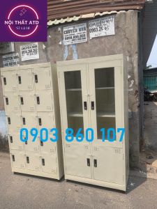 Tủ đựng tài liệu hồ sơ văn phòng công ty bằng sắt giá rẻ xuất xưởng 4 6 8 10 12  15 ngăn có khóa đồng nai bình dương tphcm
