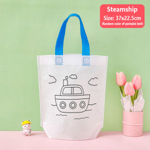 Optional Design DIY Graffiti Bag Handmade Painting Non-Woven Bag Children Lootbag treats/Paninda
