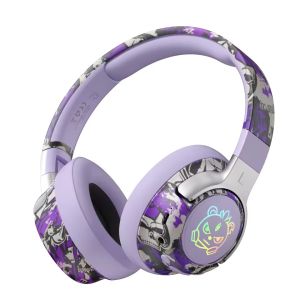 Bluetooth 5.3 Gaming Headset RGB Lights Wireless Headphones Low Latency Mode Noise Cancelling Mic Comfort Earmuffs for PC