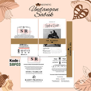 Undangan sabuk custom pakai foto isi 10