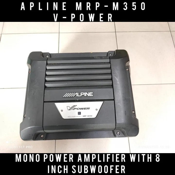 カーオーディオ ALPINE V-POWER MRP-M350 SWD-2000 ⭕️お値下げALPINE V-POWER MRP-M350 SWD-2000 - メルカリ
