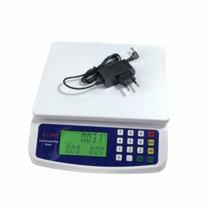 HCHC MALL Dung lượng 30kg/1g Cân điện tử nhà bếp Màn hình LCD Độ chính xác cao Cân điện tử tính giá Phích cắm EU Chức năng Tare Cân thực phẩm thương mại Đếm tiền xu