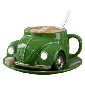 Elegant Resin Coffee Mug Smooth Interior Easy Hand Wash Stainless Steel Thermal Layer Office Home Essential