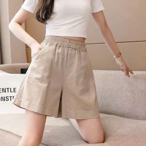 ส่งไว กางเกงขาสั้นแฟชั่น ทรงสวย เนื้อผ้าดี เอวเป็นยางยืด สวยหรูดูดีมีสไตล์ รุ่น5507#