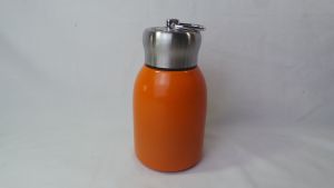 Bình đựng nước giữ nhiệt mini 300ml có nắp móc khóa xách tay hiện đại nhỏ gọn