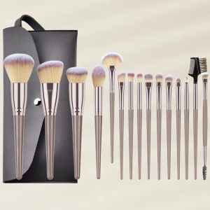 2025 SDKL 15 ชุดแปรงแต่งหน้า Zhijuwubaka Cangzhou แปรงแป้งขนนุ่ม แปรงปัดแก้ม แปรงอายแชโดว์ แปรงคอนซีลเลอร์ ชุดเต็ม
