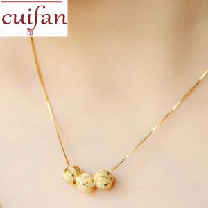 18k ทอง เค แท้จี้ 99.99% น้ำหนัก ทองซาอุสร้อยคอผู้หญิง-3เม็ดและให้แหวน นำโชคลาภมาให้ เหมาะแก่การมอบของขวัญให้กับครอบครัว