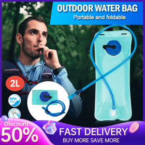 2L Foldable Water Bag Bicycle Bike Cycling Mouth Water Bladder Bag Hydration Camping Sports Storage Bag Water Bag