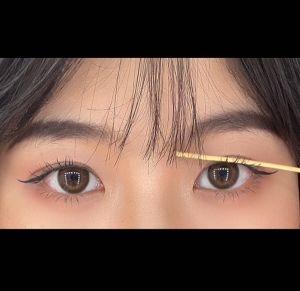 PINKFLASH ชุดแต่งหน้าสำหรับดวงตาอายไลเนอร์ดินสอเขียนคิ้วมาสคาร่าสีดำใช้ทุกวันกันน้ำ