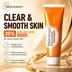 Skinoren Azelaic Acid 20% Cream Acne Removal Acne Treatment Marks Scar Oil Control Acne Pimples 30g