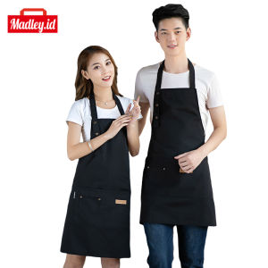 MAdley Apron Waterproof Celemek Barista Cafe Masak Dapur Pria Wanita Chef Pelayan waiter CLM05