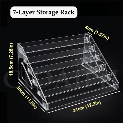 Multi-Layer Acrylic Display Case For Action Figures Mini Toys Collection-Transparent Showcase Shelf