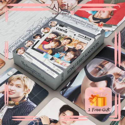 55pcs CORTIS《2026 SEASONS GREETINGS - UNEXPECTED ENCOUNTER》Grey Puzzle LOMO Card Set with FREE GIFT Collection Kpop Ahn Keon Ho James Kim Ju-hoon Martin Seonghyeon Photocard Kad Foto