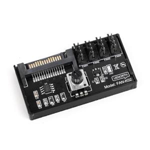 Intelligent PWM Fan Controller for PC Workstations Synchronizes 4 Cooling Fan with Stable RPM Regulation