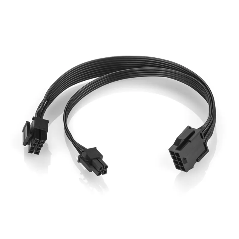 COMeap 8 Pin To 4 Pin CPU Power Adapter Cable - 9.5 Inch Motherboard Extension