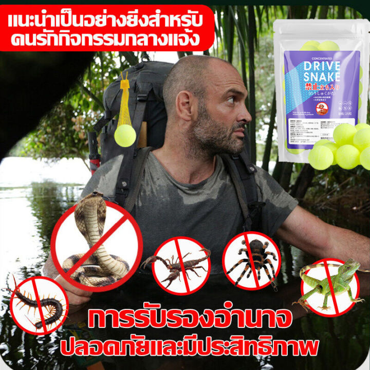 🐍ไม่มีงูเหลืออยู่ในรัศมี 100 ไมล์ 1 แพ็คมี10ผงไล่งู 1เม็ดใช้ได้1ปี แจก ...