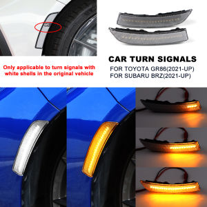 For Toyota GR86 Subaru BRZ 2021-2025 Car Daily Running Lights Car LED Fender Side Turn Signal Light Exterior Accessories