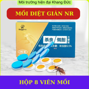 Thuốc Diệt Gián NR Hộp 8 Viên Mồi Diệt Gián Cả Đàn Với Mồi Dẫn Dụ Siêu Tốt Khang Đức